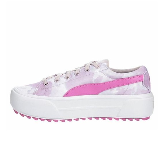 SOLD Puma KAIA Low Top Platform Women's Sneakers Casual Shoes White/Lavender Fog - Picture 2 of 6